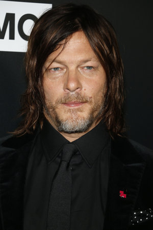 Norman Reedus at the premiere of AMC's 'The Walking Dead' Season 9 held at the DGA Theater in Los Angeles, USA on September 27, 2018.のeditorial素材