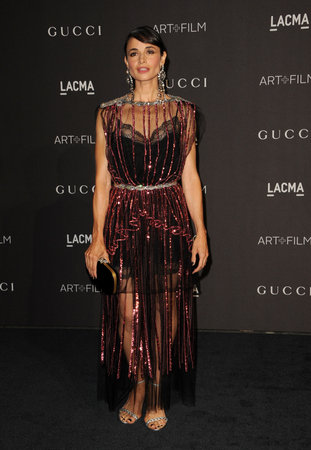 Mia Maestro at the 2018 LACMA Art + Film Gala held at the LACMA in Los Angeles, USA on November 3, 2018.のeditorial素材