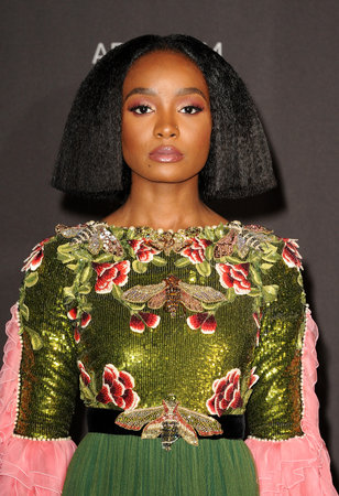 Kiki Layne at the 2018 LACMA Art + Film Gala held at the LACMA in Los Angeles, USA on November 3, 2018.のeditorial素材