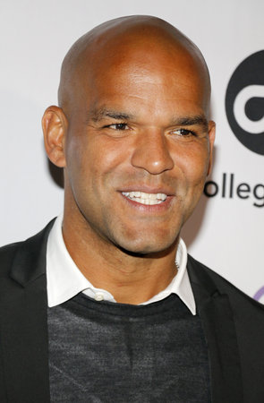 Amaury Nolasco at the Eva Longoria Foundation Dinner Gala held at the Four Seasons Hotel in Beverly Hills, USA on November 8, 2018.のeditorial素材