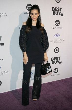 Edy Ganem at the Eva Longoria Foundation Dinner Gala held at the Four Seasons Hotel in Beverly Hills, USA on November 8, 2018.のeditorial素材