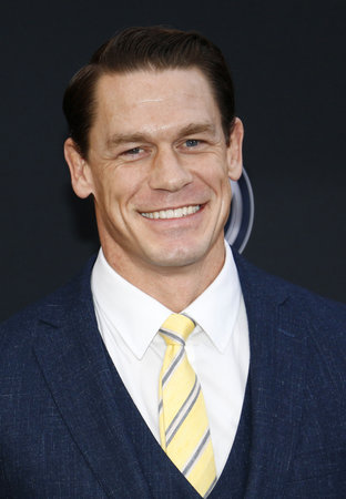 John Cena at the World premiere of 'Bumblebee' held at the TCL Chinese Theatre in Hollywood, USA on December 9, 2018.のeditorial素材
