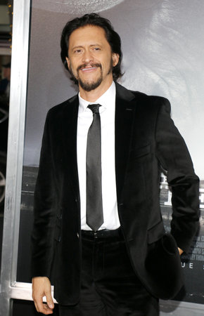 Clifton Collins Jr. at the World premiere of 'The Mule' held at the Regency Village Theatre in Westwood, USA on December 10, 2018.のeditorial素材