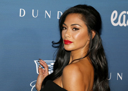 Nicole Scherzinger at the Art Of Elysium's 12th Annual Heaven Celebration held at the Private Venue in Los Angeles, USA on January 5, 2019.のeditorial素材