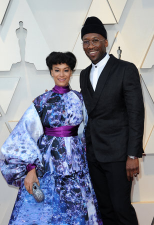 Amatus Sami-Karim and Mahershala Ali at the 91st Annual Academy Awards held at the Hollywood and Highland in Los Angeles, USA on February 24, 2019.のeditorial素材