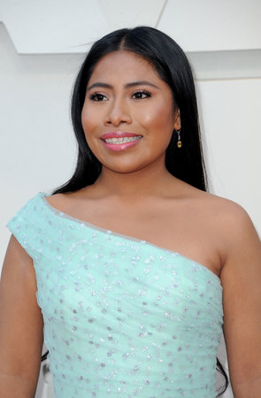 Yalitza Aparicio at the 91st Annual Academy Awards held at the Hollywood and Highland in Los Angeles, USA on February 24, 2019.のeditorial素材