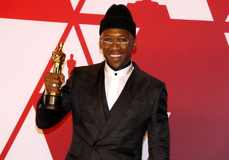 Mahershala Ali at the 91st Annual Academy Awards - Press Room held at the Loews Hotel in Hollywood, USA on February 24, 2019.のeditorial素材