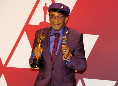 Spike Lee at the 91st Annual Academy Awards - Press Room held at the Loews Hotel in Hollywood, USA on February 24, 2019.のeditorial素材