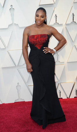 Serena Williams at the 91st Annual Academy Awards held at the Hollywood and Highland in Los Angeles, USA on February 24, 2019.のeditorial素材
