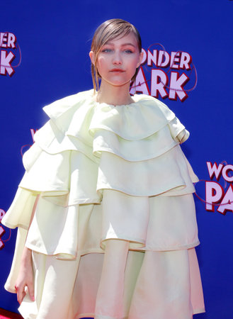 Grace VanderWaal at the World premiere of 'Wonder Park' held at the Regency Bruin Theatre in Westwood, USA on March 10, 2019.のeditorial素材