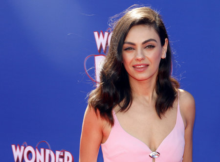 Mila Kunis at the World premiere of 'Wonder Park' held at the Regency Bruin Theatre in Westwood, USA on March 10, 2019.のeditorial素材