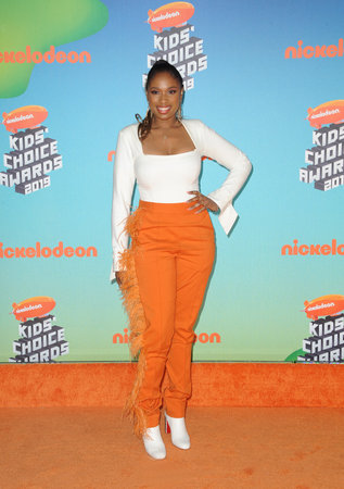 Jennifer Hudson at the Nickelodeon's 2019 Kids' Choice Awards held at the Galen Center in Los Angeles, USA on March 23, 2019.のeditorial素材