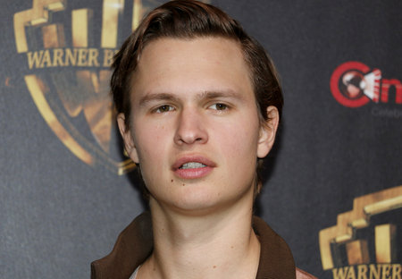 Ansel Elgort at the 2019 CinemaCon - Warner Bros. Pictures 'The Big Picture' Presentation held at the Caesars Palace in Las Vegas, USA on April 2, 2019.のeditorial素材