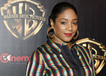 Tiffany Haddish at the 2019 CinemaCon - Warner Bros. Pictures 'The Big Picture' Presentation held at the Caesars Palace in Las Vegas, USA on April 2, 2019.のeditorial素材