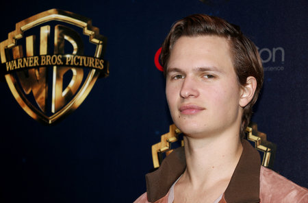 Ansel Elgort at the 2019 CinemaCon - Warner Bros. Pictures 'The Big Picture' Presentation held at the Caesars Palace in Las Vegas, USA on April 2, 2019.のeditorial素材