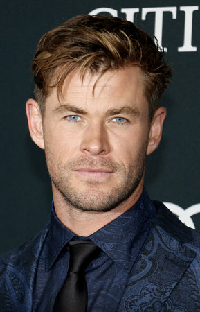 Chris Hemsworth at the World premiere of 'Avengers: Endgame' held at the LA Convention Center in Los Angeles, USA on April 22, 2019.のeditorial素材