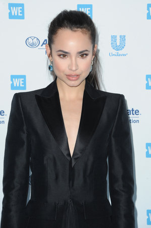 Sofia Carson at the WE Day California 2019 held at the Forum in Inglewood, USA on April 25, 2019.のeditorial素材