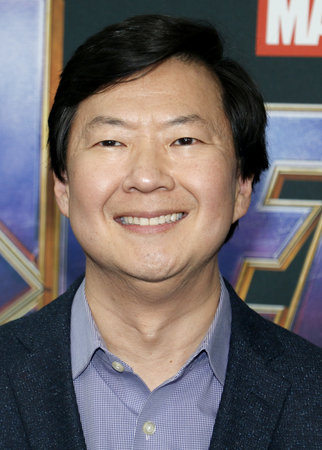 Ken Jeong at the World premiere of 'Avengers: Endgame' held at the LA Convention Center in Los Angeles, USA on April 22, 2019.のeditorial素材