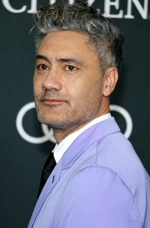 Taika Waititi at the World premiere of 'Avengers: Endgame' held at the LA Convention Center in Los Angeles, USA on April 22, 2019.のeditorial素材