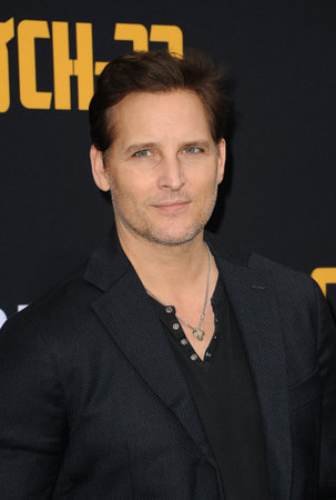 Peter Facinelli at the U.S. Premiere of Hulu's 'Catch-22' held at the TCL Chinese Theatre in Hollywood, USA on May 7, 2019.のeditorial素材