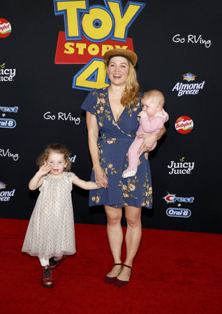 Erika Christensen at the World premiere of 'Toy Story 4' held at the El Capitan Theater in Hollywood, USA on June 11, 2019.のeditorial素材