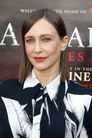 Vera Farmiga at the Los Angeles premiere of 'Annabelle Comes Home' held at the Regency Village Theatre in Westwood, USA on June 20, 2019.のeditorial素材