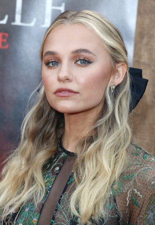 Madison Iseman at the Los Angeles premiere of 'Annabelle Comes Home' held at the Regency Village Theatre in Westwood, USA on June 20, 2019.のeditorial素材