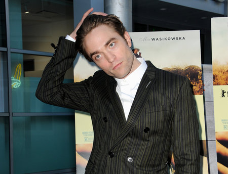 Robert Pattinson at the Magnolia Pictures' premiere of 'Damsel' held at the ArcLight Hollywood in Hollywood, USA on June 13, 2018.のeditorial素材