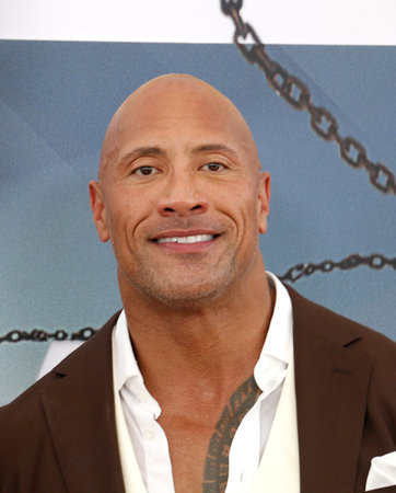 Dwayne Johnson at the World premiere of 'Fast & Furious Presents: Hobbs & Shaw' held at the Dolby Theatre in Hollywood, USA on July 13, 2019.のeditorial素材