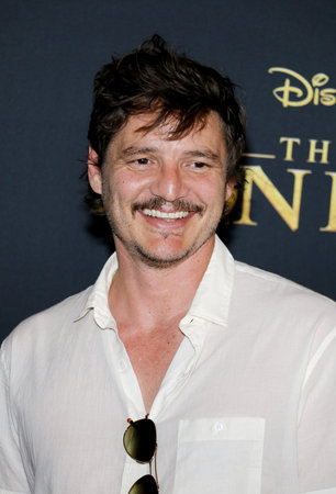 Pedro Pascal at the World premiere of 'The Lion King' held at the Dolby Theatre in Hollywood, USA on July 9, 2019.のeditorial素材