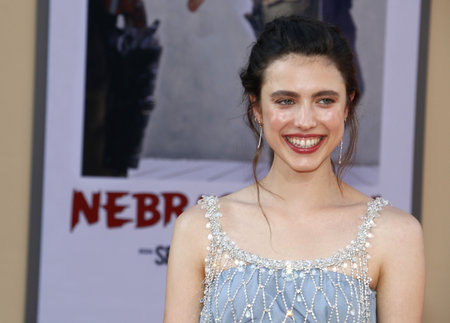 Margaret Qualley at the Los Angeles premiere of 'Once Upon a Time In Hollywood' held at the TCL Chinese Theatre in Hollywood, USA on July 22, 2019.のeditorial素材