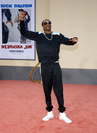 Snoop Dogg at the Los Angeles premiere of 'Once Upon a Time In Hollywood' held at the TCL Chinese Theatre in Hollywood, USA on July 22, 2019.のeditorial素材