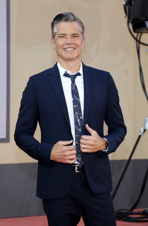 Timothy Olyphant at the Los Angeles premiere of 'Once Upon a Time In Hollywood' held at the TCL Chinese Theatre in Hollywood, USA on July 22, 2019.のeditorial素材
