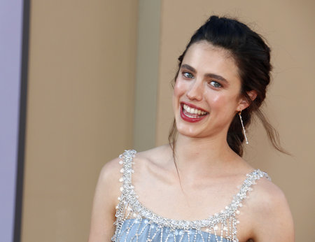 Margaret Qualley at the Los Angeles premiere of 'Once Upon a Time In Hollywood' held at the TCL Chinese Theatre in Hollywood, USA on July 22, 2019.のeditorial素材