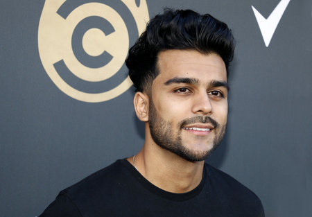 Adam Waheed at the Comedy Central Roast of Alec Baldwin held at the Saban Theatre in Beverly Hills, USA on September 7, 2019.のeditorial素材