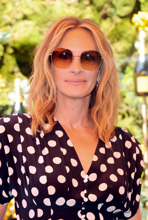 Julia Roberts at the 10th Annual Veuve Clicquot Polo Classic held at the Will Rogers State Historic Park in Pacific Palisades, USA on October 5, 2019.のeditorial素材
