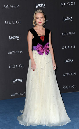 Brie Larson at the 2019 LACMA Art + Film Gala Presented By Gucci held at the LACMA in Los Angeles, USA on November 2, 2019.のeditorial素材