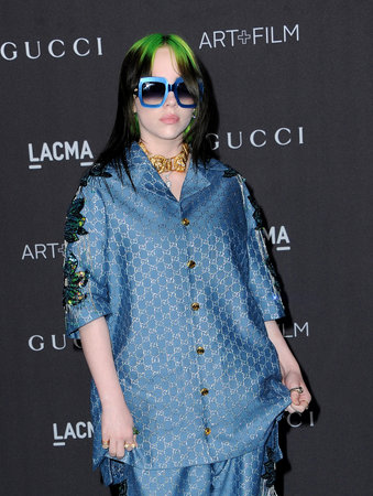 Billie Eilish at the 2019 LACMA Art + Film Gala Presented By Gucci held at the LACMA in Los Angeles, USA on November 2, 2019.のeditorial素材