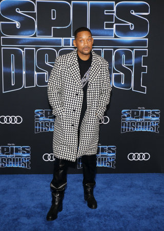 Will Smith at the Los Angeles premiere of 'Spies In Disguise' held at the El Capitan Theatre in Hollywood, USA on December 4, 2019.のeditorial素材