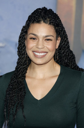 Jordin Sparks at the World premiere of 'Jumanji: The Next Level' held at the TCL Chinese Theatre in Hollywood, USA on December 9, 2019.のeditorial素材