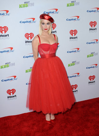 Katy Perry at the KIIS FM's Jingle Ball 2019 held at the Forum in Inglewood, USA on December 6, 2019.のeditorial素材