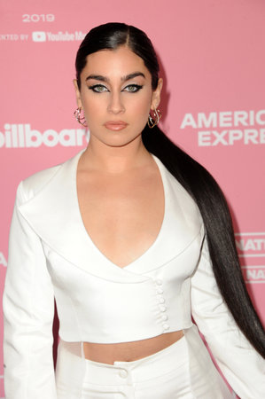 Lauren Jauregui at the 2019 Billboard Women In Music held at the Hollywood Palladium in Hollywood, USA on December 12, 2019.のeditorial素材