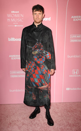 James Blake at the 2019 Billboard Women In Music held at the Hollywood Palladium in Hollywood, USA on December 12, 2019.のeditorial素材