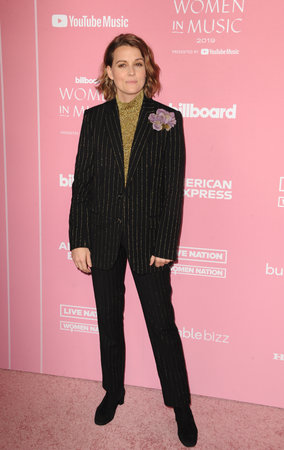 Brandi Carlile at the 2019 Billboard Women In Music held at the Hollywood Palladium in Hollywood, USA on December 12, 2019.のeditorial素材