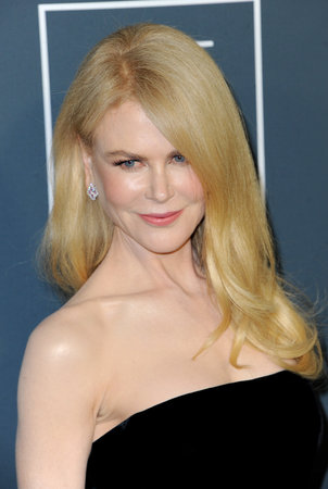 Nicole Kidman at the 25th Annual Critics' Choice Awards held at the Barker Hangar in Santa Monica, USA on January 12, 2020.のeditorial素材