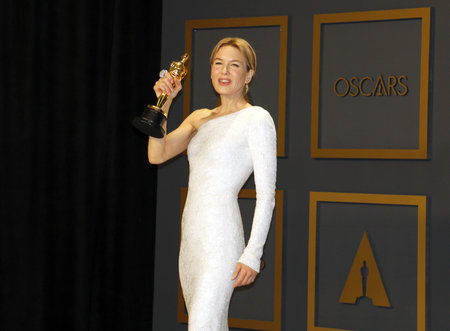 RenÃ©e Zellweger at the 92nd Academy Awards - Press Room held at the Dolby Theatre in Hollywood, USA on February 9, 2020.のeditorial素材