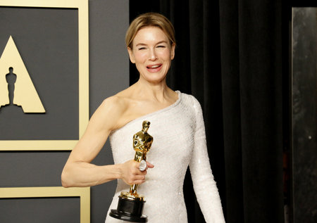 RenÃ©e Zellweger at the 92nd Academy Awards - Press Room held at the Dolby Theatre in Hollywood, USA on February 9, 2020.のeditorial素材