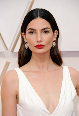 Lily Aldridge at the 92nd Academy Awards held at the Dolby Theatre in Hollywood, USA on February 9, 2020.のeditorial素材