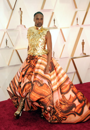 Billy Porter at the 92nd Academy Awards held at the Dolby Theatre in Hollywood, USA on February 9, 2020.のeditorial素材