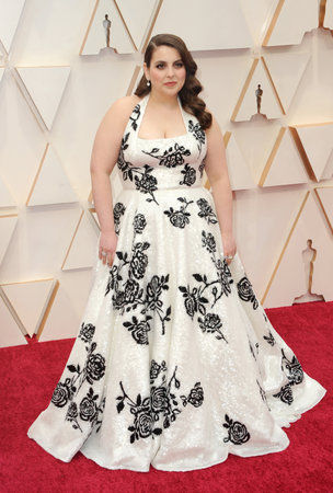 Beanie Feldstein at the 92nd Academy Awards held at the Dolby Theatre in Hollywood, USA on February 9, 2020.のeditorial素材